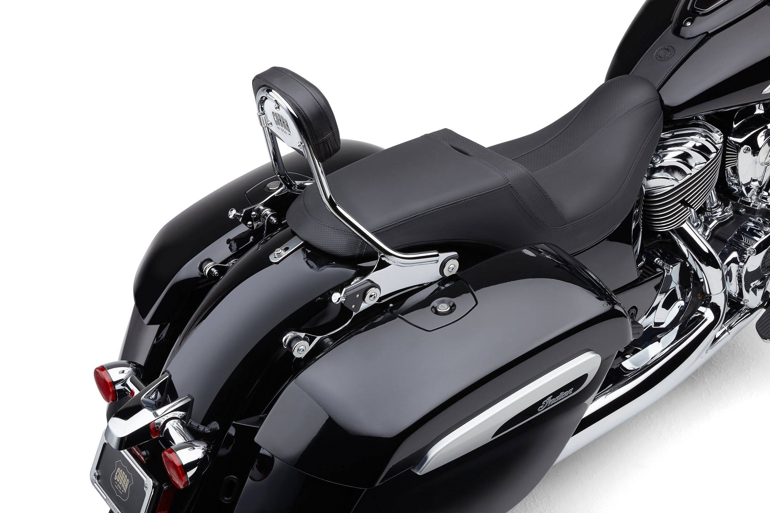COBRA Detach Backrest Tall Chrome Chieftain 14 22