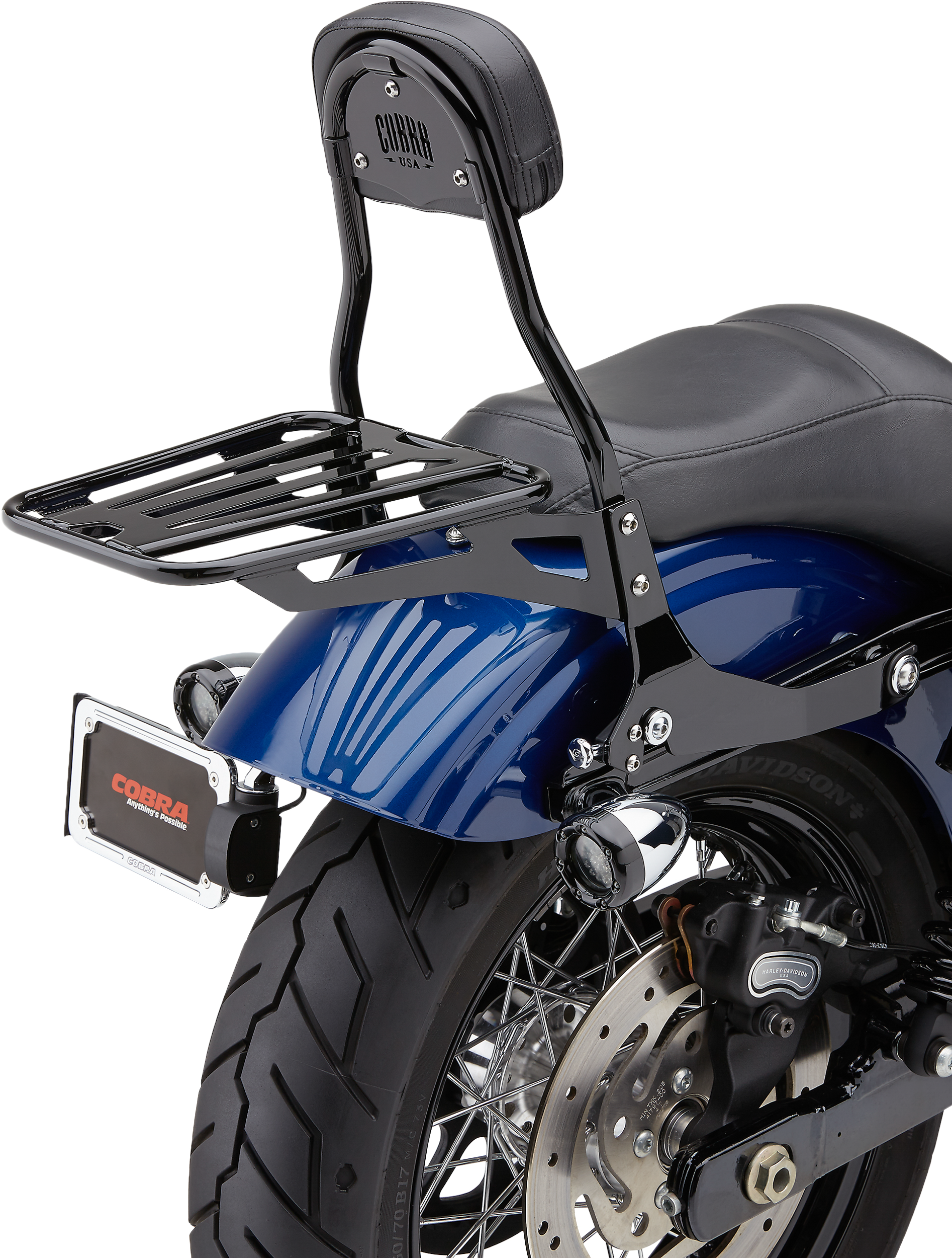 COBRA Detachable Backrest Round Black Dyna 06 17