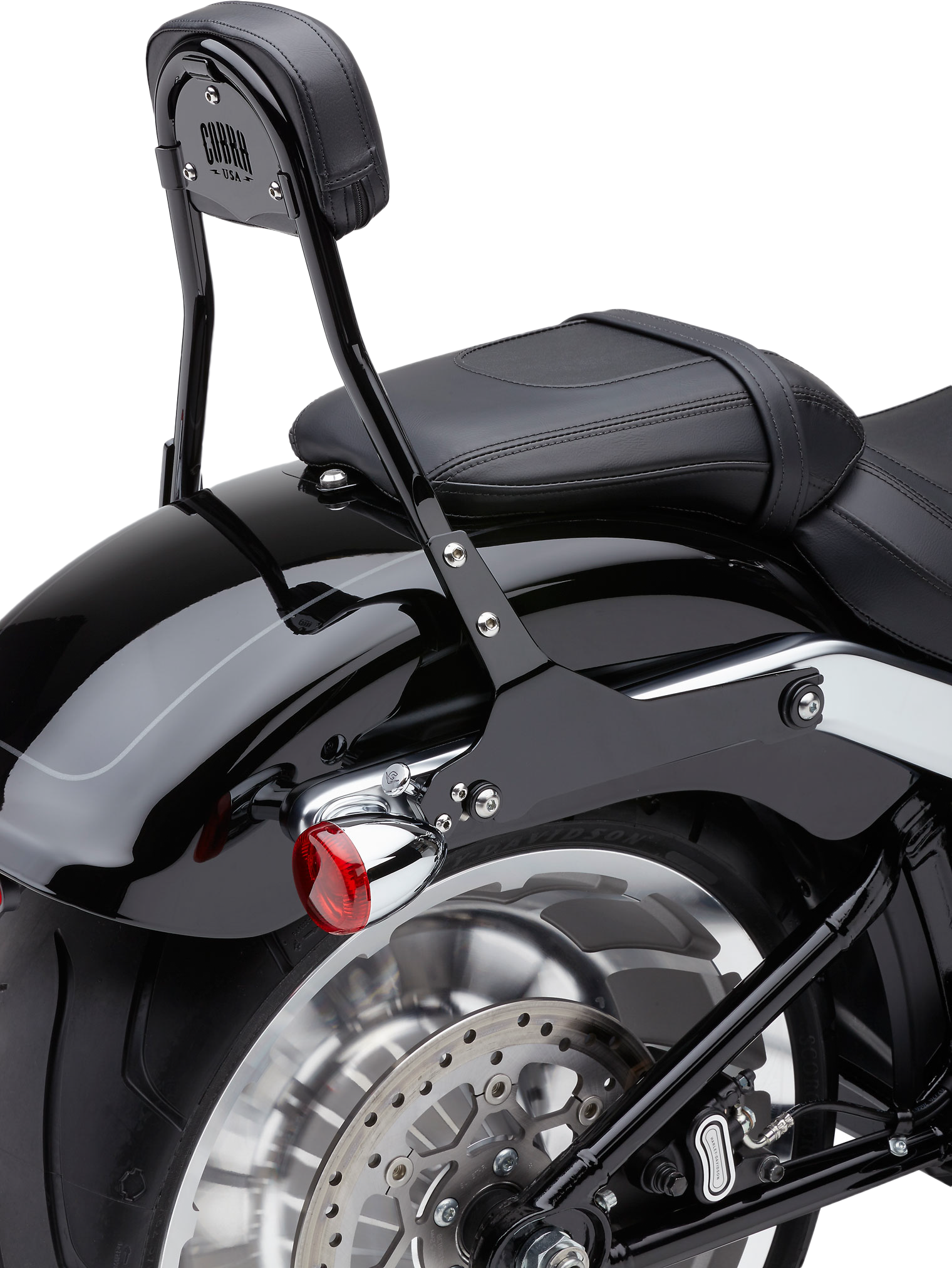 COBRA Detachable Backrest Round Black Flfb/S Fxbr/S 18 22