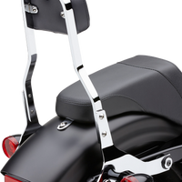 COBRA Detachable Backrest Short Chrome Softail 00 06