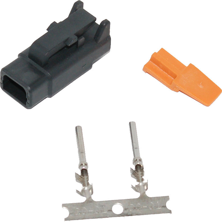 Namz Custom Cycle Deutsch Dtm 12-pin Black Plug W/12 Trmnls/wdglk Hd74119-98bk - Watercraft Collection