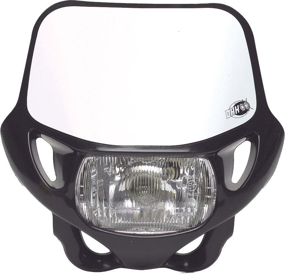 Acerbis Dhh Certified Headlight White - Black - Snowmobile Collection