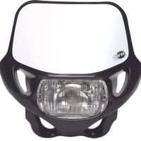 Acerbis Dhh Certified Headlight White - Black - Snowmobile Collection