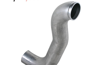 Diamond Eye Performance DWNP 4in TB SGL W/ HX40 FLANGE AL DODGE 5.9L 2500/3500 89-93 4X4 ONLY - Exhaust Mufflers & Tips