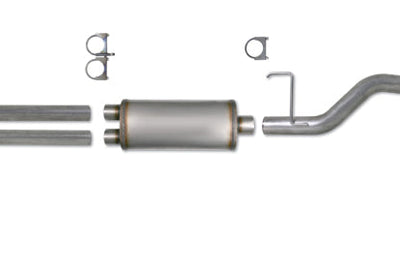 Diamond Eye Performance KIT 3-1/2in CB SGL GAS AL NISSAN TITAN 5.6L 07-10 - Exhaust Mufflers & Tips