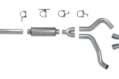 Diamond Eye Performance KIT 4in CB DUAL SS: 03-07 FORD 6.0L F250/F350 - Exhaust Mufflers & Tips