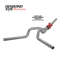 Diamond Eye Performance KIT 4in CB MFLR RPLCMENT PIPE DUAL AL: 2004.5-2007.5 DODGE CUMMINS 600 - Exhaust Mufflers & Tips