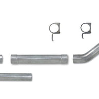 Diamond Eye Performance KIT 4in CB MFLR RPLCMENT PIPE SGL AL: 03-07 FORD 6.0L F250/F350 (Extended Cab Only) - Exhaust