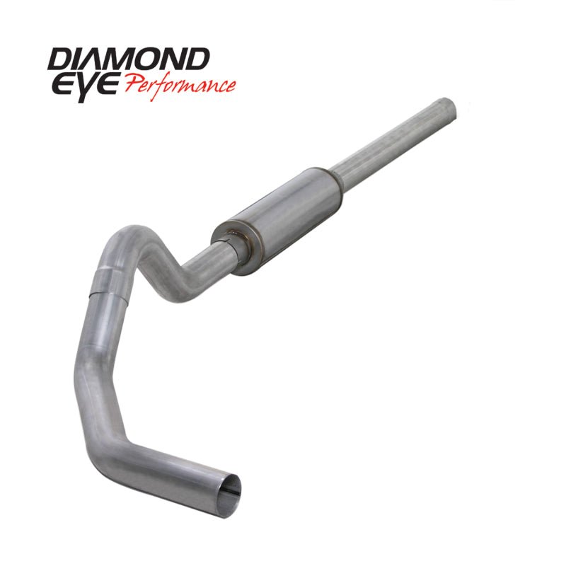 Diamond Eye Performance KIT 4in CB SGL AL: 2004.5-2007.5 DODGE CUMMINS 600 - Exhaust Mufflers & Tips