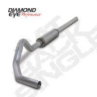 Diamond Eye Performance KIT 4in CB SGL AL: 2004.5-2007.5 DODGE CUMMINS 600 - Exhaust Mufflers & Tips