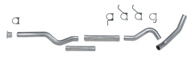 Diamond Eye Performance KIT 4in CB SGL MFLR RPLCMENT PIPE SS 01-05 CHEVY/GMC 6.6L 2500/3500 - Exhaust Mufflers & Tips