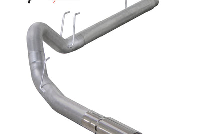 Diamond Eye Performance KIT 4in DPF-BACK SGL AL 08-09 6 4L F250/F350 PCKGD BX46X14X14OD EL-PL 44inX13 5inX13 5in