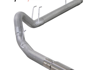 Diamond Eye Performance KIT 4in DPF-BACK SGL AL 08-09 6 4L F250/F350 PCKGD BX46X14X14OD EL-PL 44inX13 5inX13 5in