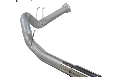 Diamond Eye Performance KIT 4in DPF BACK SGL AL: 2011 FORD 6.7L PWRSTROKE F250/F350 - Exhaust Mufflers & Tips