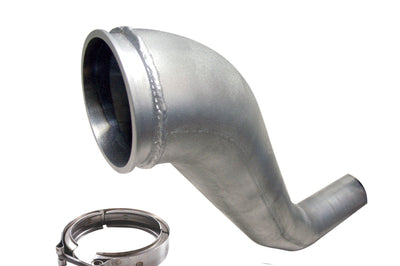 Diamond Eye Performance KIT 4in DWNP HX40 TURBO-DIRECT FLANGE W/ V-Band CLAMP AL DODGE 94-02 - Exhaust Mufflers & Tips