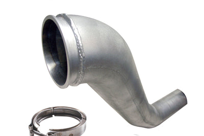 Diamond Eye Performance KIT 4in DWNP HX40 TURBO-DIRECT FLANGE W/ V-Band CLAMP AL DODGE 94-02 - Exhaust Mufflers & Tips
