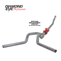 Diamond Eye Performance KIT 4in TB MFLR RPLCMENT PIPE DUAL AL: 94-02 DODGE CUMMINS 5.9L - Exhaust Mufflers & Tips