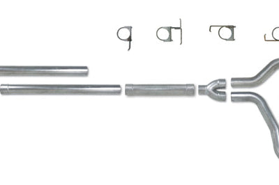 Diamond Eye Performance KIT 4in TB MFLR RPLCMENT PIPE DUAL AL: 94-02 DODGE CUMMINS 5.9L - Exhaust Mufflers & Tips