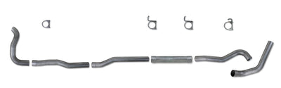 Diamond Eye Performance KIT 4in TB MFLR RPLCMENT PIPE SGL AL: 89-93 DODGE CUMMINS 5.9L - Exhaust Mufflers & Tips