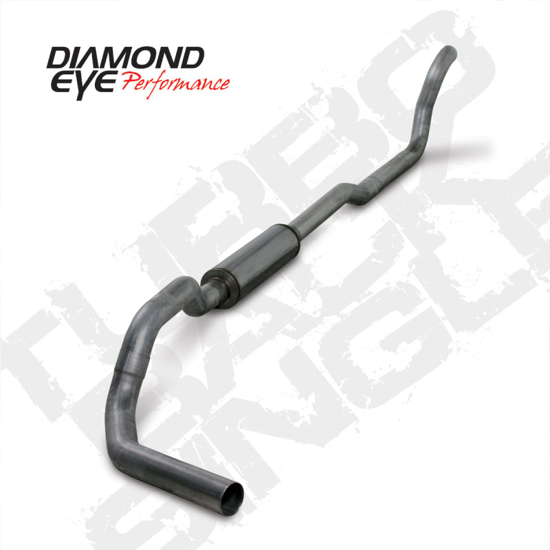 Diamond Eye Performance KIT 4in TB MRP SGL SS DDG2X4 89-93 Dodge 5.9L Cummins 2500/3500 - Exhaust Mufflers & Tips