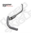 Diamond Eye Performance KIT 4in TB SGL AL: 00-03 FORD 7.3L E-SERIES VAN NFS W/ CARB EQUIV STDS - Exhaust Mufflers & Tips