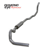Diamond Eye Performance KIT 4in TB SGL AL: 4-WHEEL DRIVE ONLY 89-93 DODGE CUMMINS 5.9L - Exhaust Mufflers & Tips