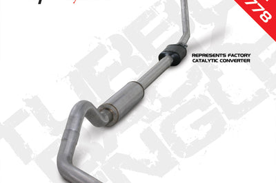 Diamond Eye Performance KIT 4in TB SGL AL: 94-97 FORD 7.3L F250/F350 PWRSTROKE NFS W/ CARB EQUIV STDS - Exhaust