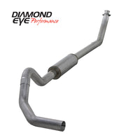 Diamond Eye Performance KIT 4in TB SGL AL: 98.5-02 DODGE CUMMINS 5.9L - Exhaust Mufflers & Tips
