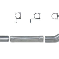 Diamond Eye Performance KIT 5in CB MFLR RPLCMENT PIPE SGL AL: 03-07 FORD 6.0L F250/F350 - Exhaust Mufflers & Tips