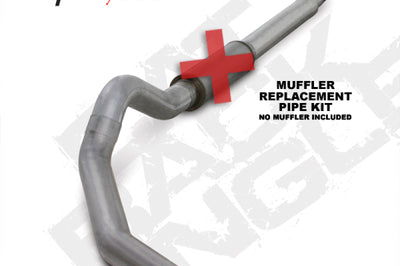 Diamond Eye Performance KIT 5in CB MFLR RPLCMENT PIPE SGL AL: 03-07 FORD 6.0L F250/F350 - Exhaust Mufflers & Tips