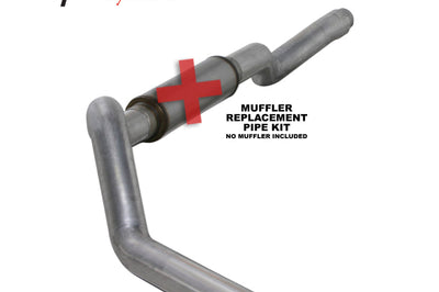 Diamond Eye Performance KIT 5in CB MFLR RPLCMENT PIPE SGL AL: 2006-2007.5 CHEVY 6.6L 2500/3500 - Exhaust Mufflers & Tips