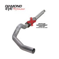 Diamond Eye Performance KIT 5in CB MFLR RPLCMENT PIPE SGL AL: 94-97 FORD 7.3L F250/F350 PWRSTROKE - Exhaust Mufflers &