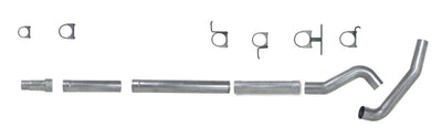 Diamond Eye Performance KIT 5in CB MFLR RPLCMENT PIPE SGL AL: 94-97 FORD 7.3L F250/F350 PWRSTROKE - Exhaust Mufflers &
