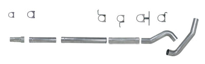 Diamond Eye Performance KIT 5in CB MFLR RPLCMENT PIPE SGL AL: 94-97 FORD 7.3L F250/F350 PWRSTROKE - Exhaust Mufflers &
