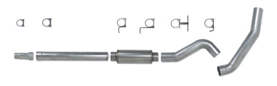 Diamond Eye Performance KIT 5in CB SGL AL: 03-07 FORD 6.0L F250/F350 - Exhaust Mufflers & Tips