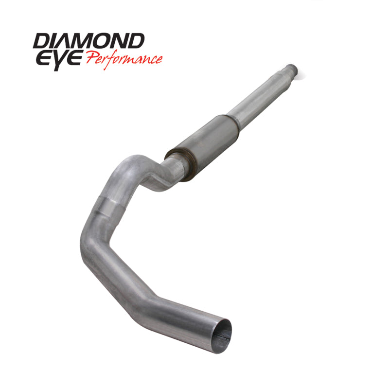 Diamond Eye Performance KIT 5in CB SGL AL: 94-97 FORD 7.3L F250/F350 PWRSTROKE - Exhaust Mufflers & Tips