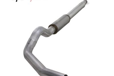 Diamond Eye Performance KIT 5in CB SGL AL: 94-97 FORD 7.3L F250/F350 PWRSTROKE - Exhaust Mufflers & Tips