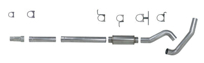 Diamond Eye Performance KIT 5in CB SGL AL: 94-97 FORD 7.3L F250/F350 PWRSTROKE - Exhaust Mufflers & Tips