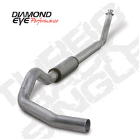 Diamond Eye Performance KIT 5in TB SGL AL: 94-02 DODGE CUMMINS 5.9L - Exhaust Mufflers & Tips
