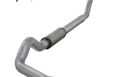 Diamond Eye Performance KIT 5in TB SGL AL: 94-02 DODGE CUMMINS 5.9L - Exhaust Mufflers & Tips
