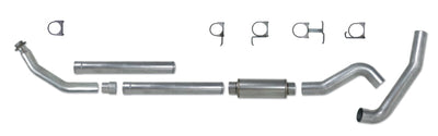 Diamond Eye Performance KIT 5in TB SGL AL: 94-02 DODGE CUMMINS 5.9L - Exhaust Mufflers & Tips