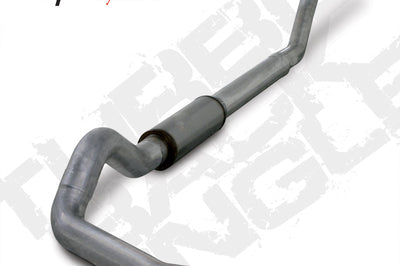 Diamond Eye Performance KIT 5in TB SGL SS: 94-02 DODGE CUMMINS 5.9L - Exhaust Mufflers & Tips