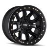Dirty Life 9303 DT-1 17x9 / 5x127 BP / -38mm Offset / 78.1mm Hub Matte Black Wheel - Beadlock - Wheels