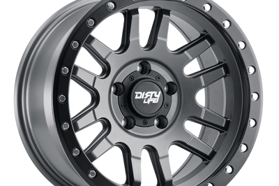 Dirty Life 9309 Canyon Pro 17x9/5x127 BP/-38mm Offset/71.5mm Hub Satin Graphite Wheel - Beadlock - Wheels
