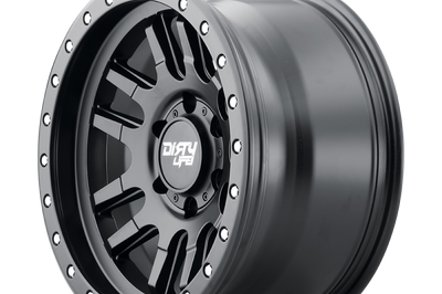 Dirty Life 9309 Canyon Pro 17x9/6x139.7 BP/0mm Offset/106mm Hub Matte Black Wheel - Beadlock - Wheels