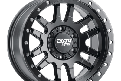 Dirty Life 9309 Canyon Pro 17x9/6x139.7 BP/-12mm Offset/106mm Hub Matte Black Wheel - Beadlock - Wheels
