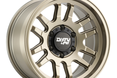 Dirty Life 9310 Canyon 17x9 / 5x127 BP / -12mm Offset / 71.5mm Hub Satin Gold Wheel - Wheels