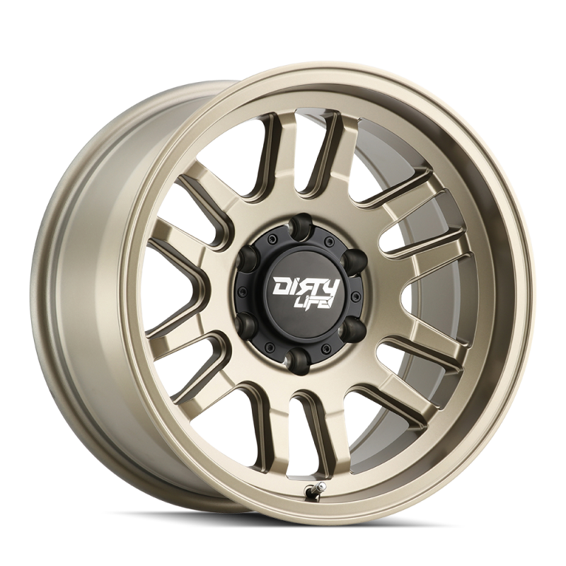 Dirty Life 9310 Canyon 17x9 / 6x139.7 BP / 0mm Offset / 106mm Hub Satin Gold Wheel - Wheels