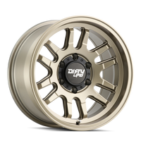 Dirty Life 9310 Canyon 17x9 / 6x139.7 BP / 0mm Offset / 106mm Hub Satin Gold Wheel - Wheels