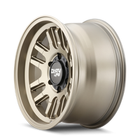 Dirty Life 9310 Canyon 17x9 / 6x139.7 BP / 0mm Offset / 106mm Hub Satin Gold Wheel - Wheels